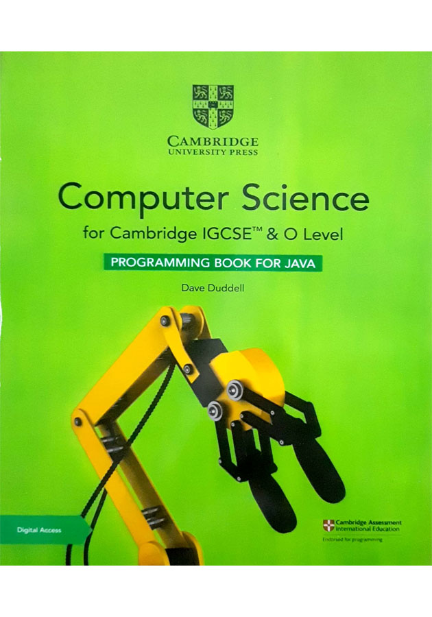 Cambridge IGCSE & O Level Computer Science- Programing book for Java