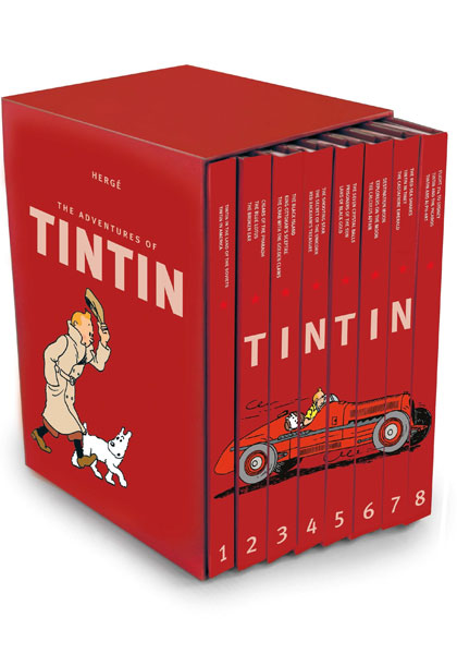 The Adventures Of Tintin Box Set (8 Books)