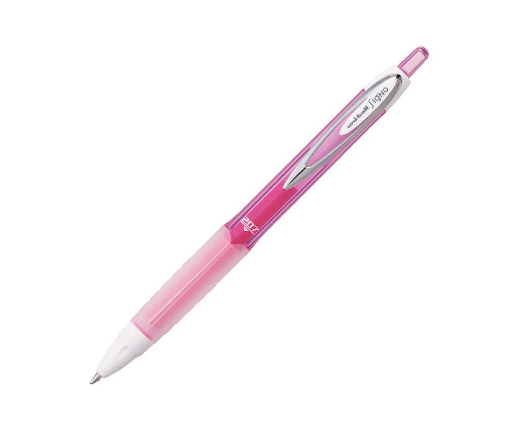 Uni-Ball Signo: Gel Ink Pen - 0.7 mm Pink (UMN- 207F)