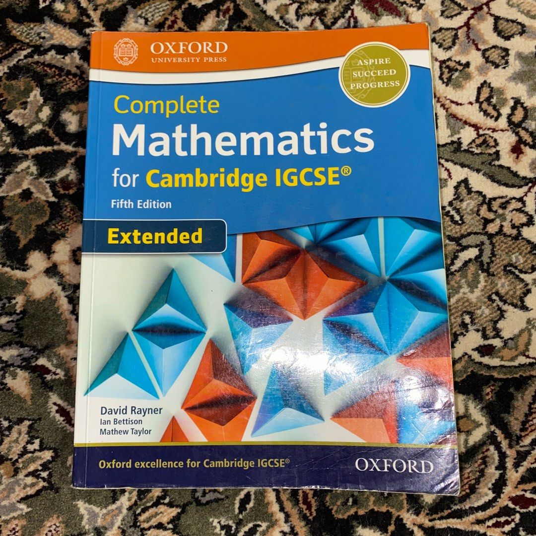 Extended Mathematics for  Cambridge IGCSE (Fifth Edition) -Color Print