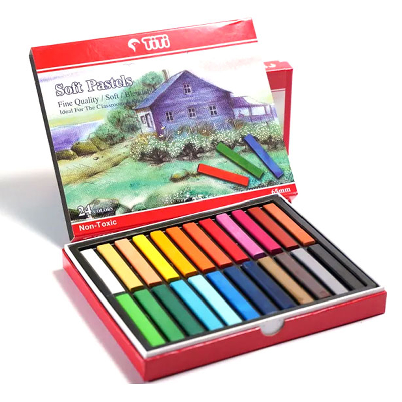 TiTi Non Toxic Soft Pastels 24 Colours