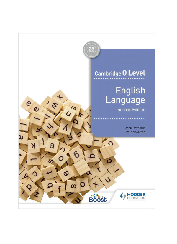 Cambridge O Level English Language 2nd Edition