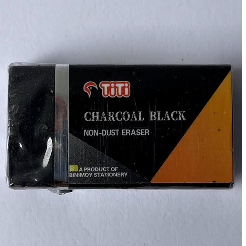 Titi Charcoal Black Non-Dust Eraser (TR-002)
