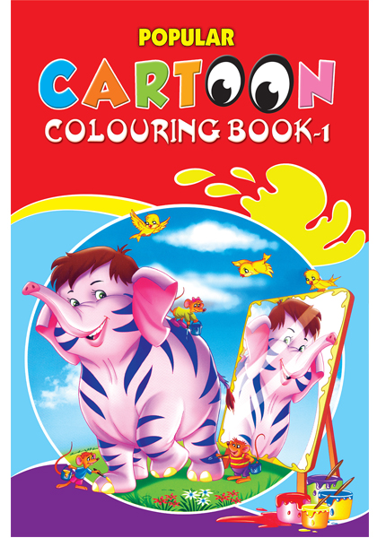 'Popular Cartoon Colouring Book  1