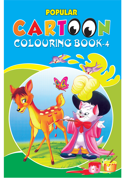 Popular Cartoon Colouring Book  4