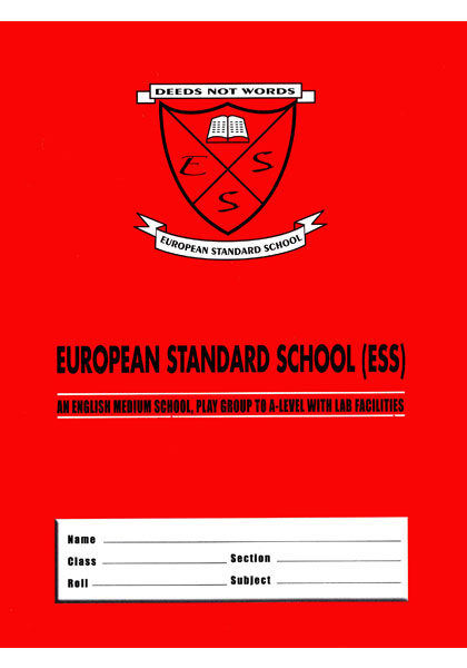 ESS Single Lined (Red) Copy|150 Pages