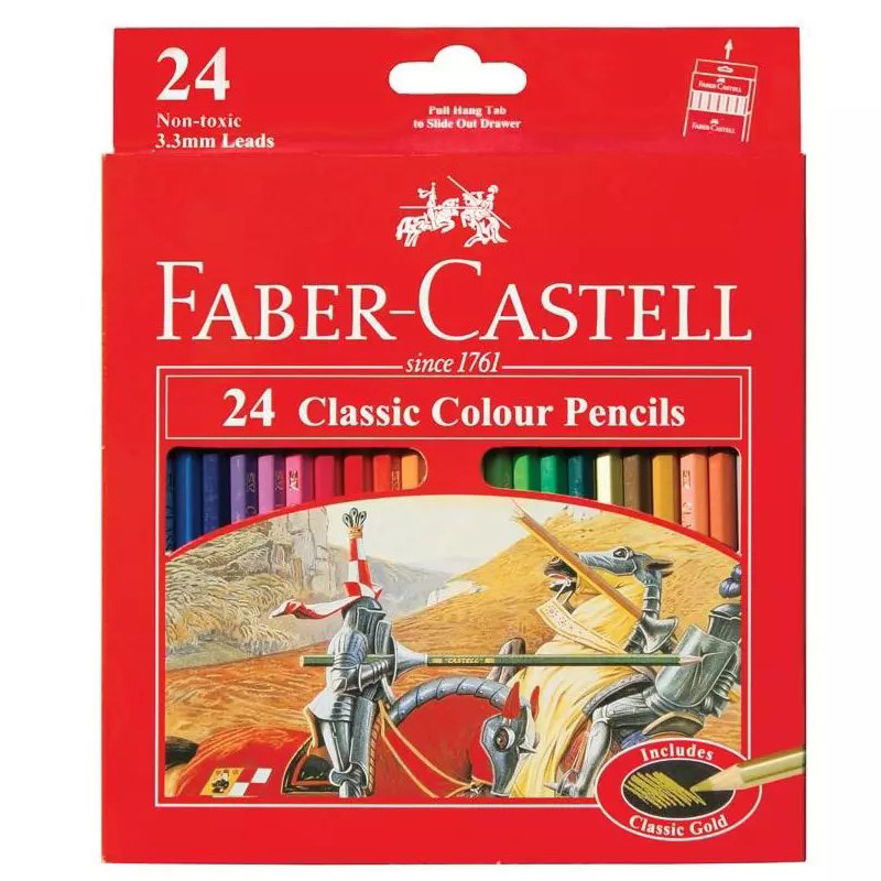 Faber Castell 24 Classic Colour Pencils