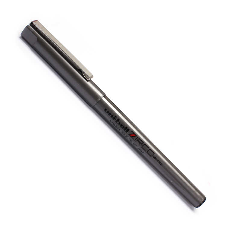 Uni-Ball Zirco: Gel Ink Pen - 0.5 mm Black (UB-106 Z)