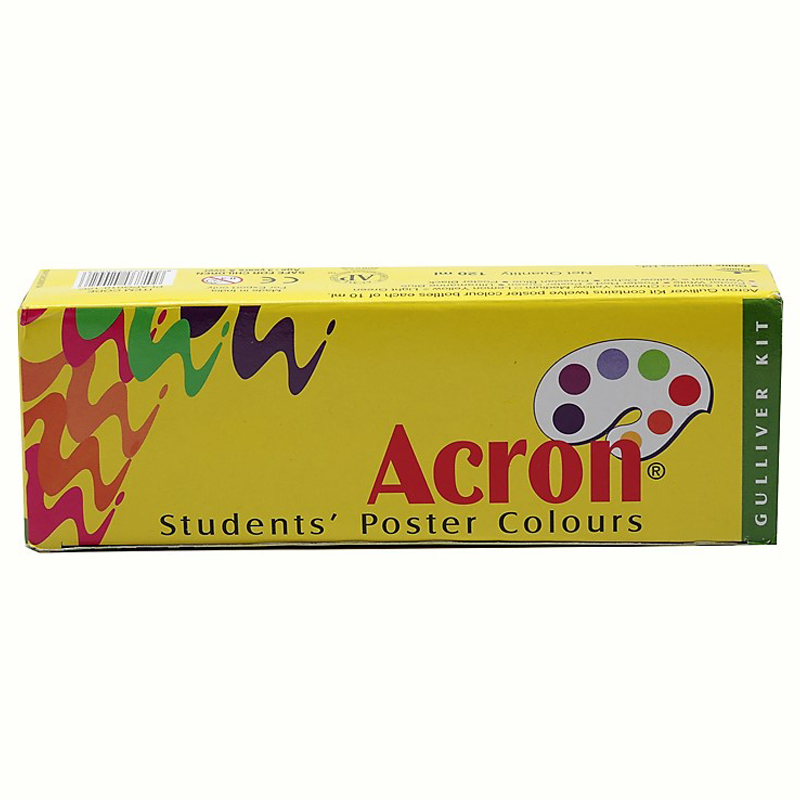 Acron Students Poster Colours Gulliver Kit 12 Shades