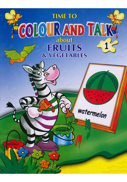 Time To Colour And Talk 1 Fruits and Vegetable