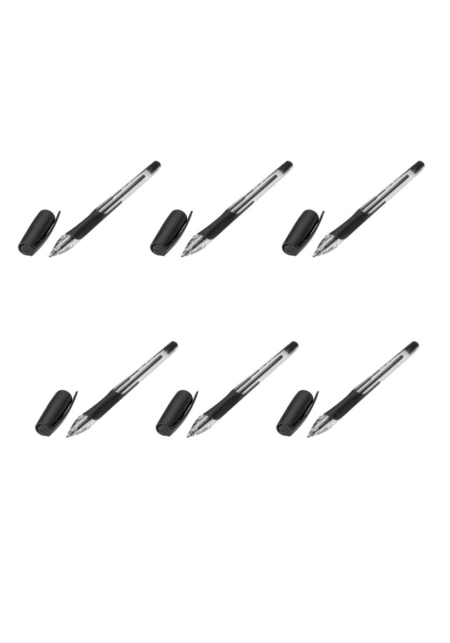 Pelikan Stick Pro Ballpoint Pens Black ( 6 Pens a Pack )