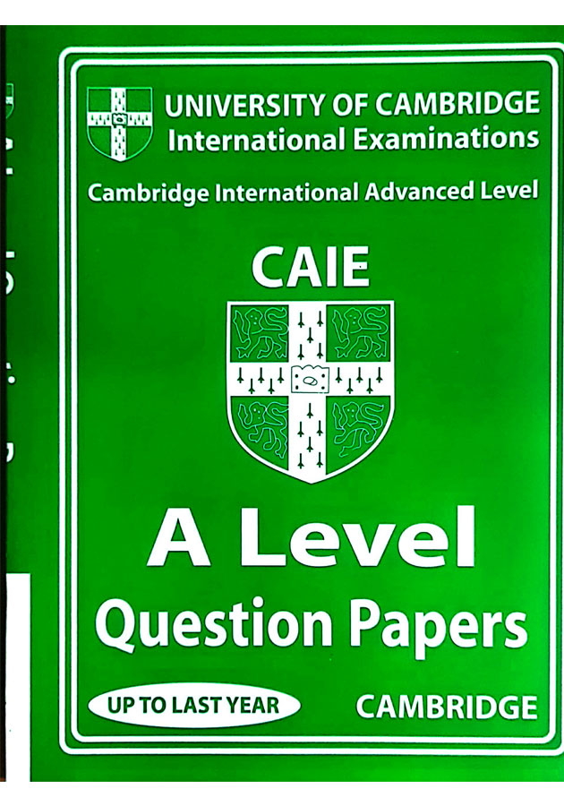 Cambridge A Level  Accounting Question Paper 1