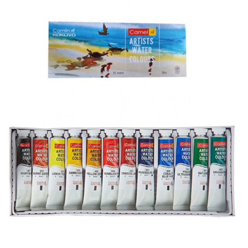 Camel Artists Water Colours 12 Shades (20 ML)