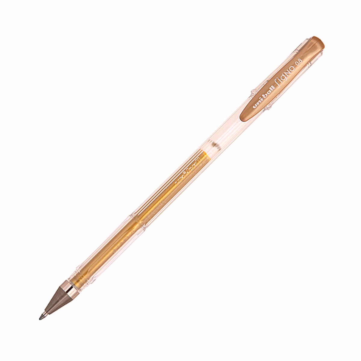 Uni-Ball SIGNO: Gel Ink Pen - 0.8 mm Gold (UM-100)