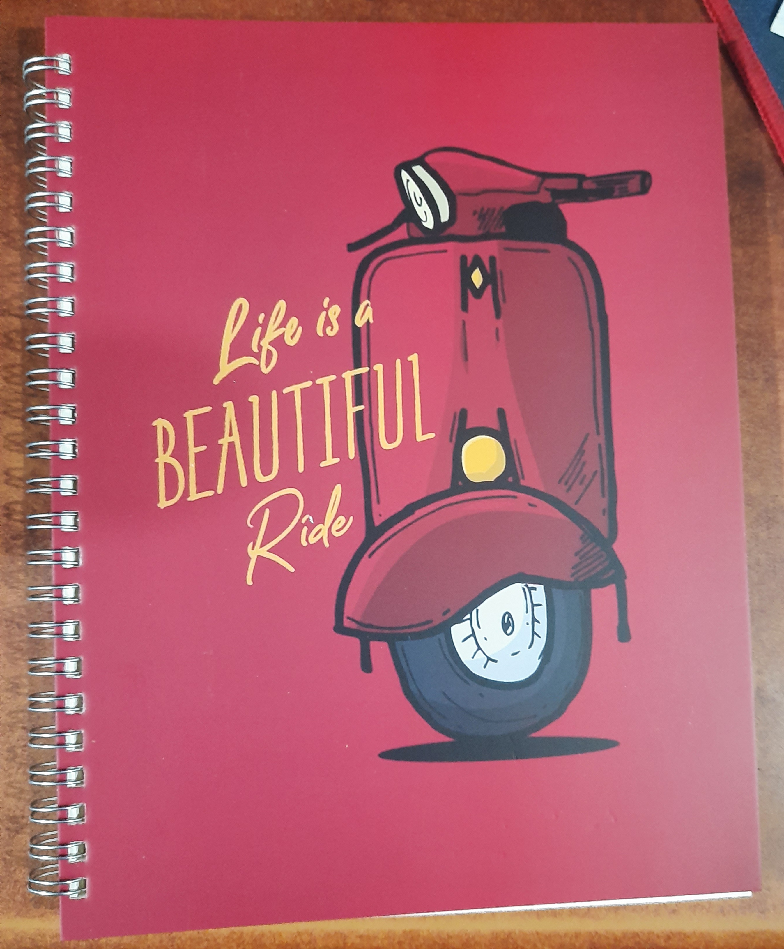 Boi Bichitra Notebook [ 7.4" x 9.8" in] Single Line | 200 Pages (Medium) Spiral