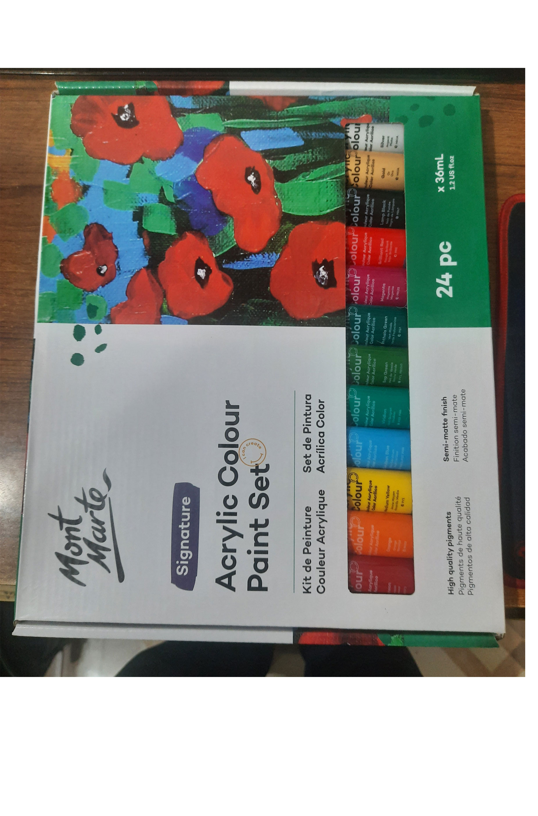 Acrylic Colour Paint Set Signature 24 pcs