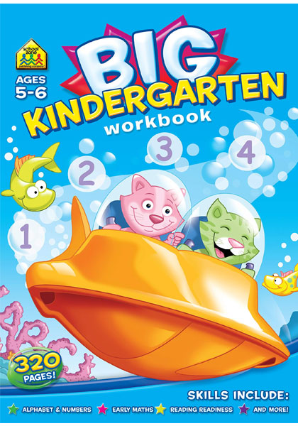 School Zone: Big Kindergarten Workbook (Ages 5 - 6)