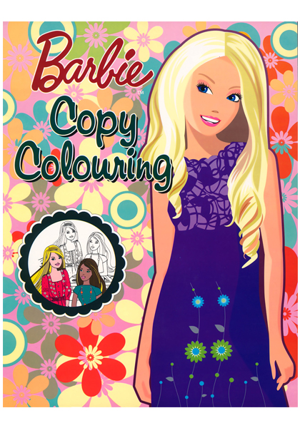 Barbie Copy Colouring