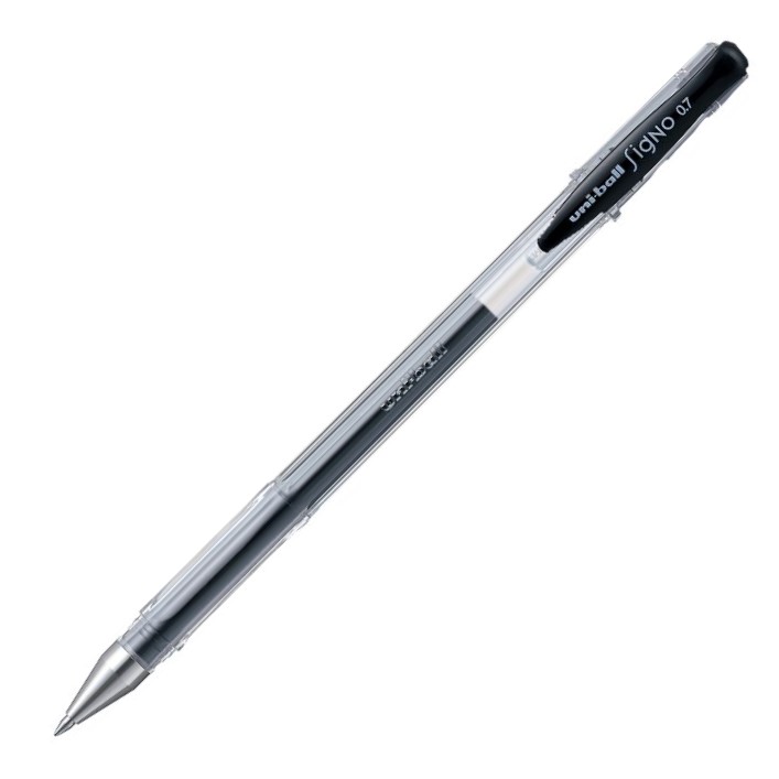 Uni-Ball SIGNO: Gel Ink Pen - 0.7 mm Black (UM-100)
