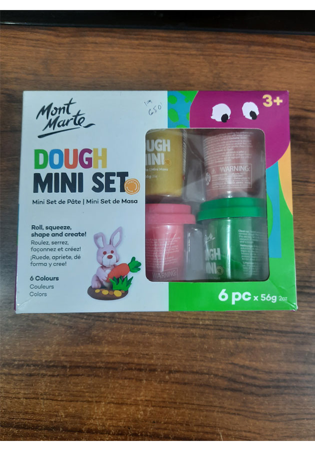 Mont Marte Dough Mini Set 6 PCS X 56g