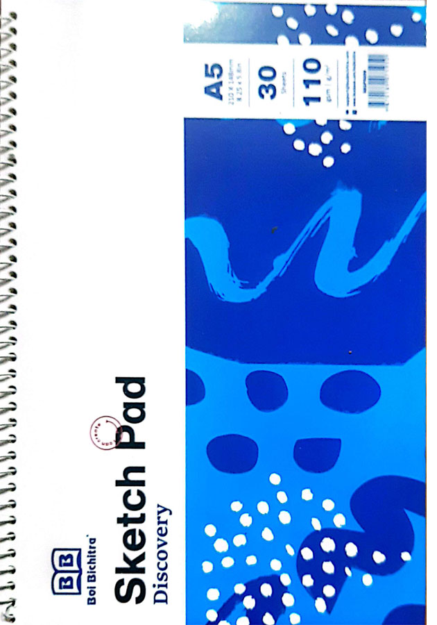 Boi Bichitra Sketch Pad A5 Discovery ( Dimension 8.25 inch X 5.8 Inch)