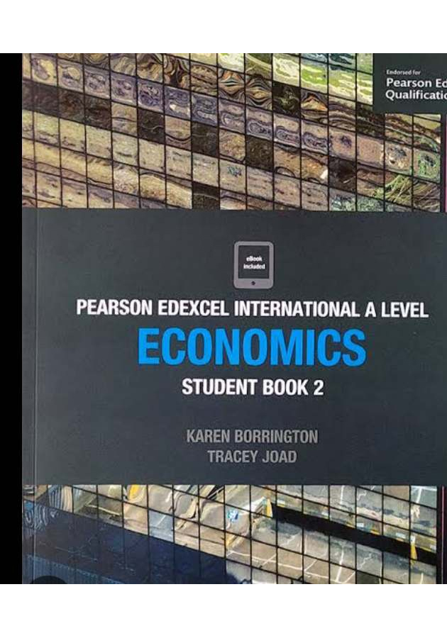 Pearson Edexcel International  A Level Economics Student Book 2