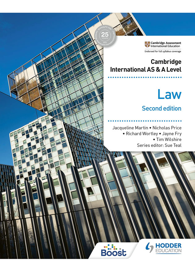 Cambridge AS & A Level Law- Second Edition (Colour Print)